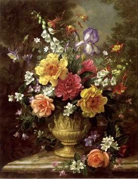 unknow artist Floral, beautiful classical still life of flowers.112